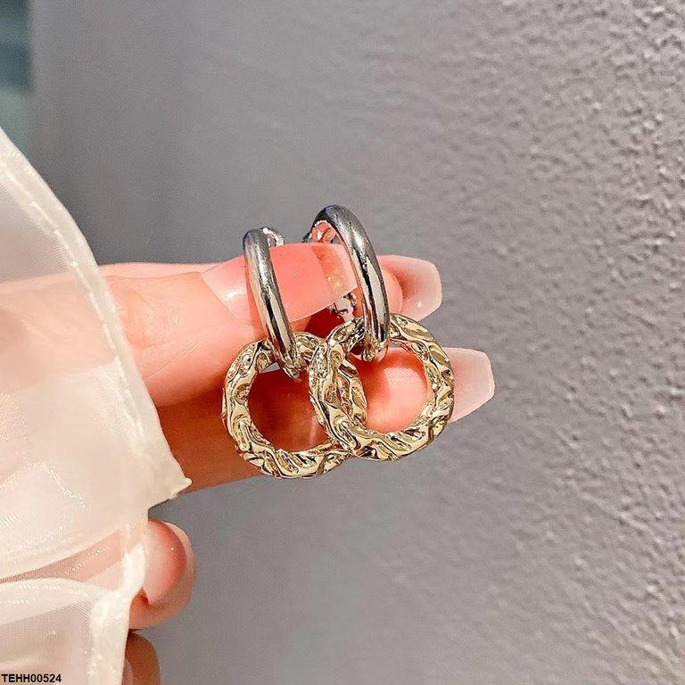 TEHH00524 YHC Round Double Hoops Pair - TEHH