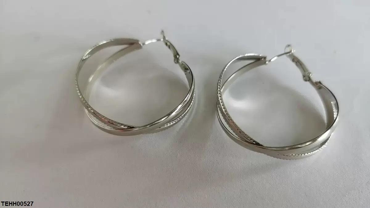 TEHH00527 YHC Triple layer Hoops Pair - TEHH