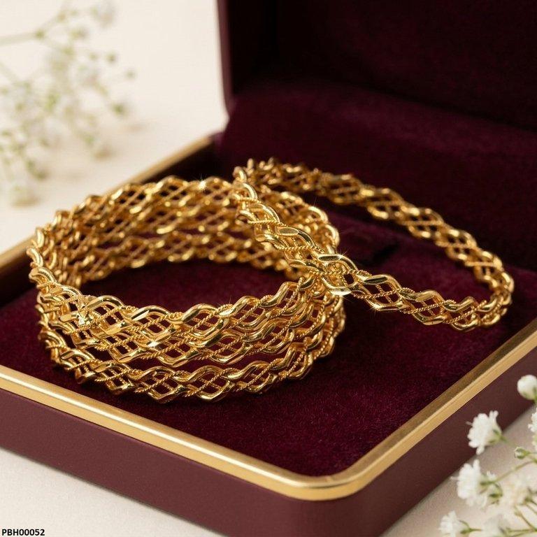 PBH00052 MZM Crub Link Bangles Set - PBH