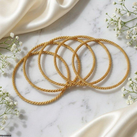 PBH00053 MZM Round Bangles 5 Pcs Set - PBH