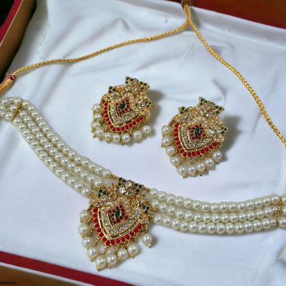 PCKH214 MZM Marquise/Oval Choker Set