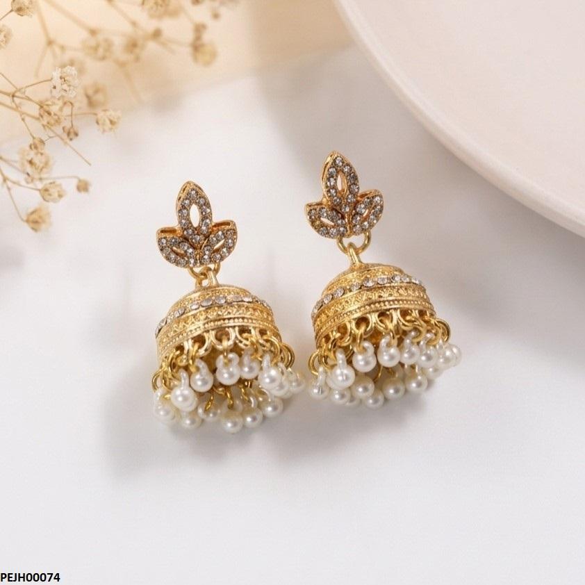 PEJH00074 MZM Marquise Jhumki Drop - PEJH