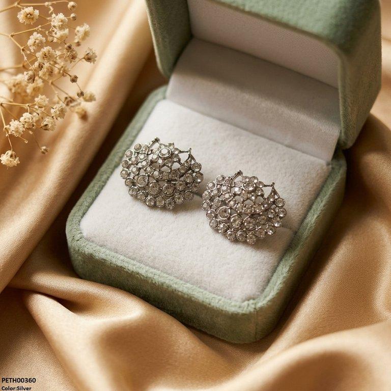 PETH00360  ABD Moon Round Stone Tops Pair - PETH
