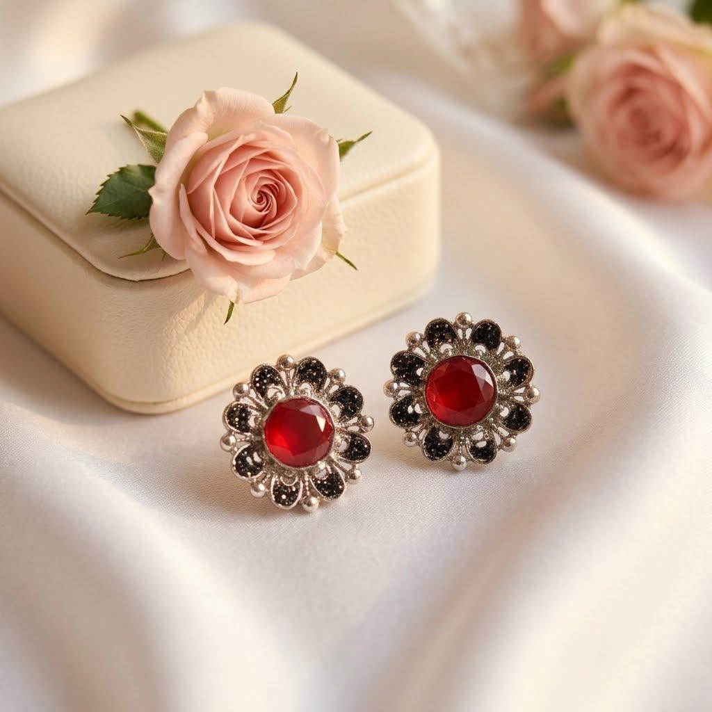 PETH00365 ABD Round Stone Tops Pair - PETH