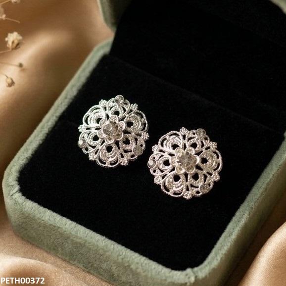 PETH00372 ABD Flower Stone Tops Pair - PETH