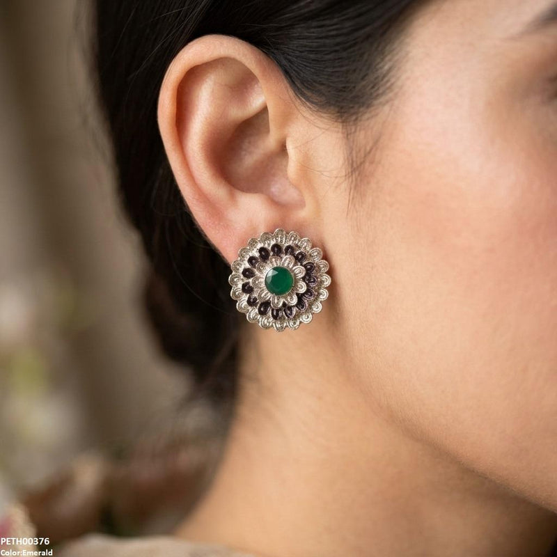 PETH00376 ABD Round Flower Tops Pair - PETH