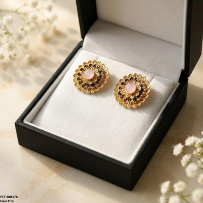 PETH00375 ABD Round Flower Tops Pair - PETH