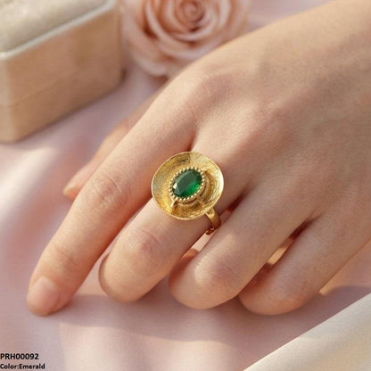 PRH00092  ABD Oval Stone Ring Adjustable - PRH