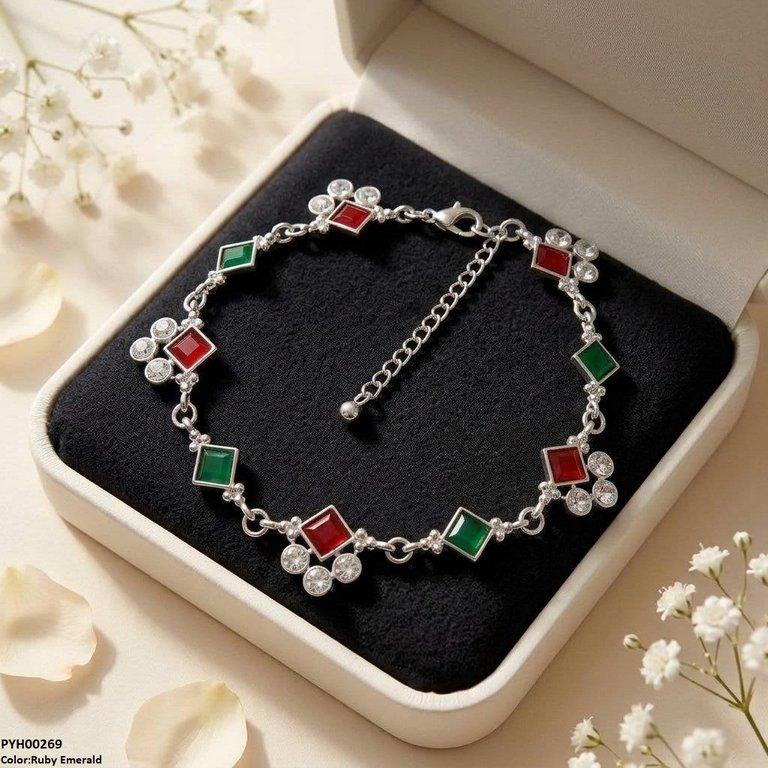 PYH00269 ABD Square/Round Single Anklet - PYH
