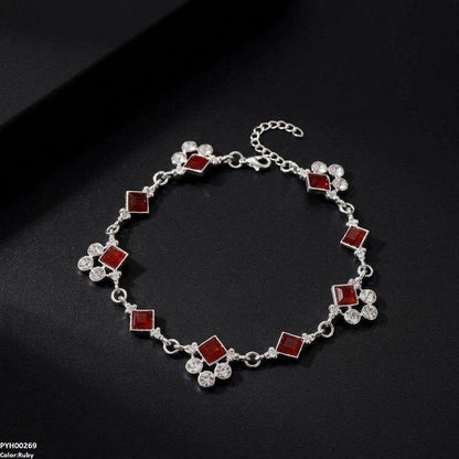 PYH00269 ABD Square/Round Single Anklet - PYH