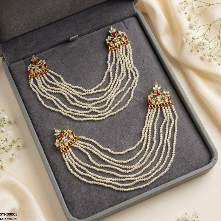 SYH00005 FRN Pearl Layeard Pair Sahary- SYH