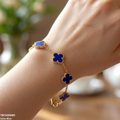 TBCH00680 MSJ Clover Stainless Steel Bracelet Adjustable - TBCH