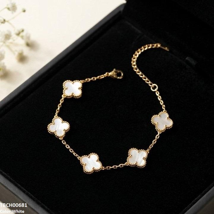 TBCH00681 MSJ Clover Stainless Steel Bracelet Adjustable - TBCH
