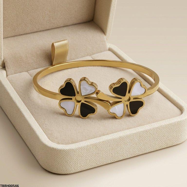 TBRH00546 BHS Round Heart Stainless Steel Bracelet Adjustable - TBRH