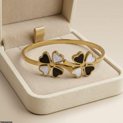 TBRH00546 BHS Round Heart Stainless Steel Bracelet Adjustable - TBRH