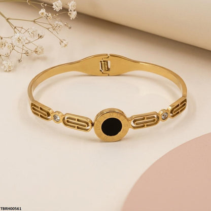 TBRH00561  BHS Round Stone Stainless Steel Bracelet Adjustable - TBRH