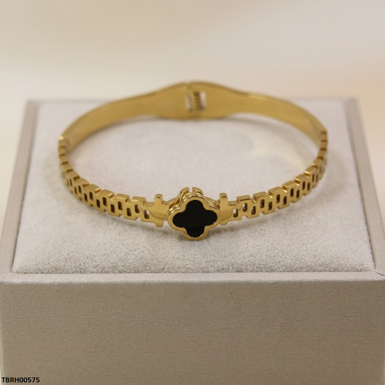 TBRH00575 BHS Clover Stainless Steel Bracelet Adjustable - TBRH