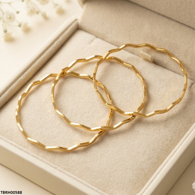 TBRH00588 BHS Zigzag Stainless Steel Bracelet - TBRH
