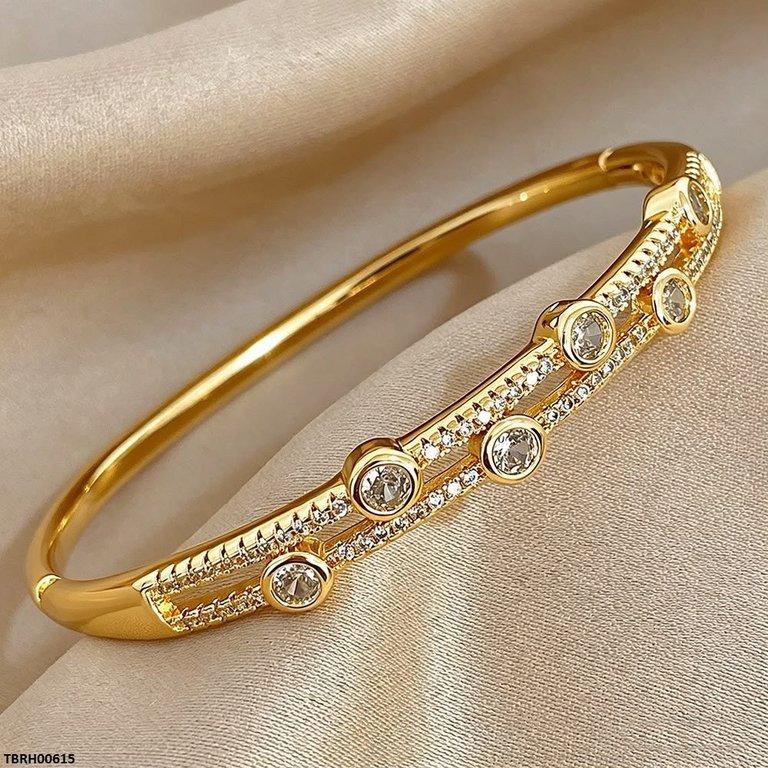 TBRH00615 GXN Double Round Bracelet Openable - TBRH