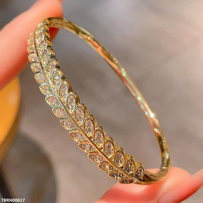 TBRH00617 GXN Double Leaf  Bracelet Openable - TBRH