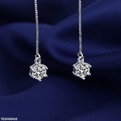 TEDH00435 BLX Round Stone Drop Earrings - TEDH