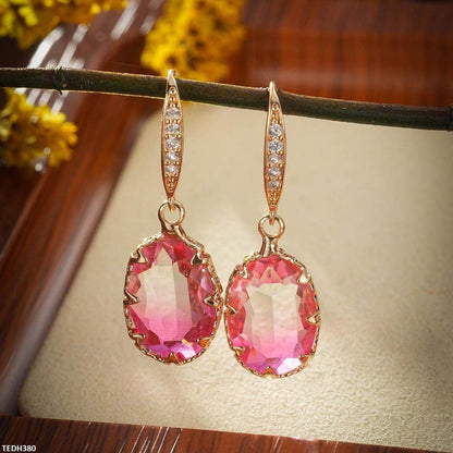 TEDH380 YLE Oval Drop Ear Pair