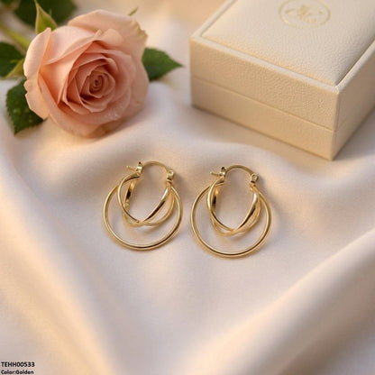 TEHH00533 ZHL Round Layer Hoops Pair - TEHH
