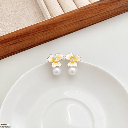 TETH00512 LSH Flower Pearl Tops Pair - TETH
