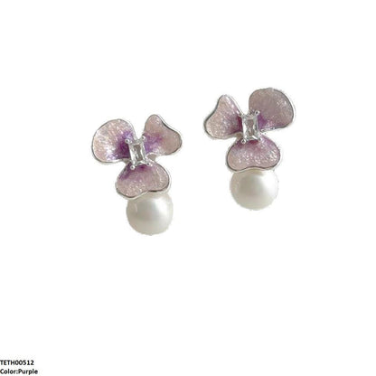 TETH00512 LSH Flower Pearl Tops Pair - TETH
