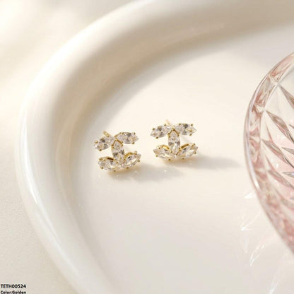 TETH00524  DDJ Marquis ZIRCON Stone Tops Pair - TETH