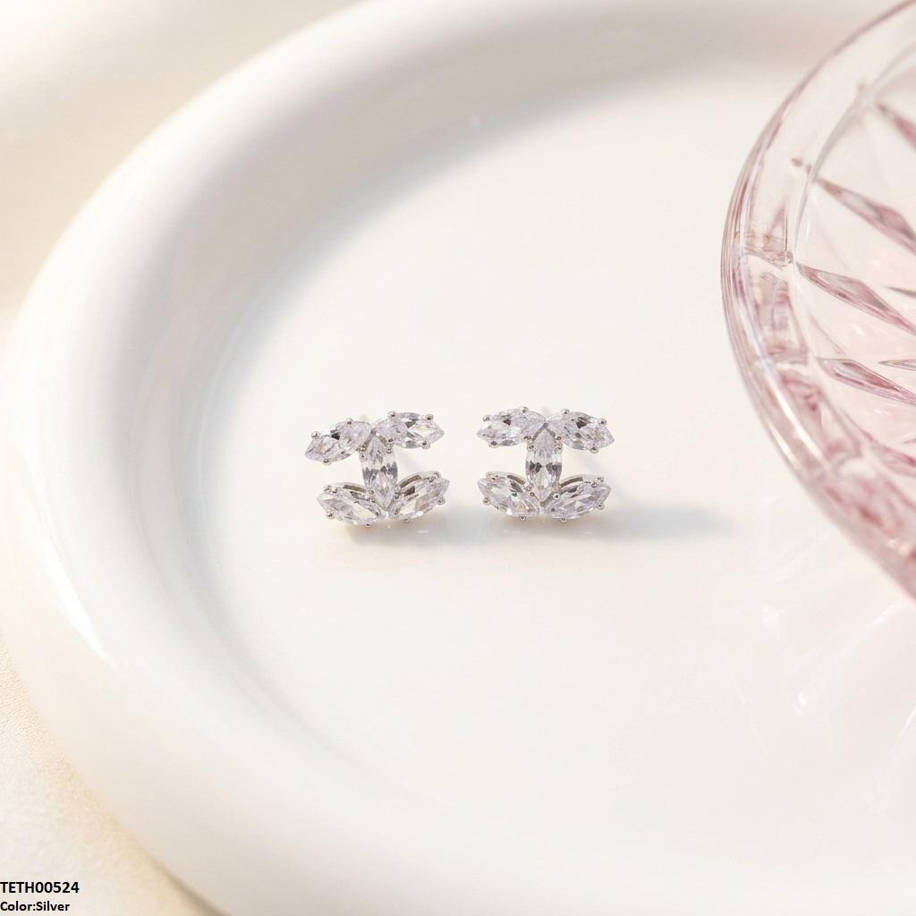 TETH00524  DDJ Marquis ZIRCON Stone Tops Pair - TETH