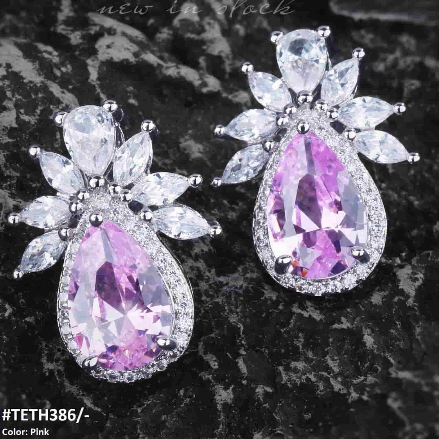 TETH386 GWH Pear Crown Tops Pair