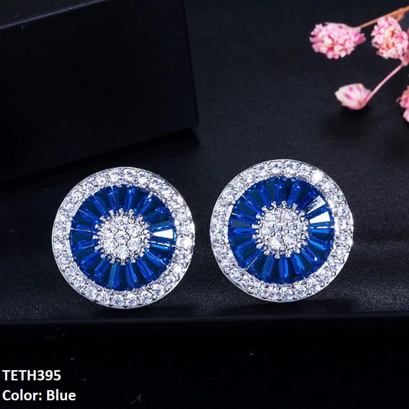 TETH395 CSH Step Flower Ear Tops Pair
