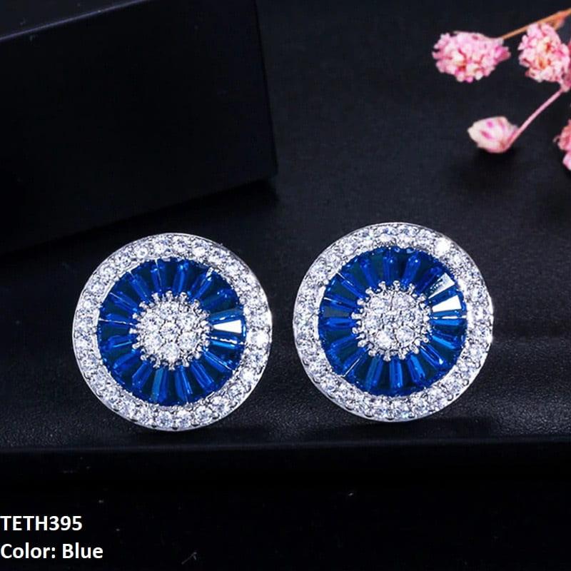 TETH395 CSH Step Flower Ear Tops Pair