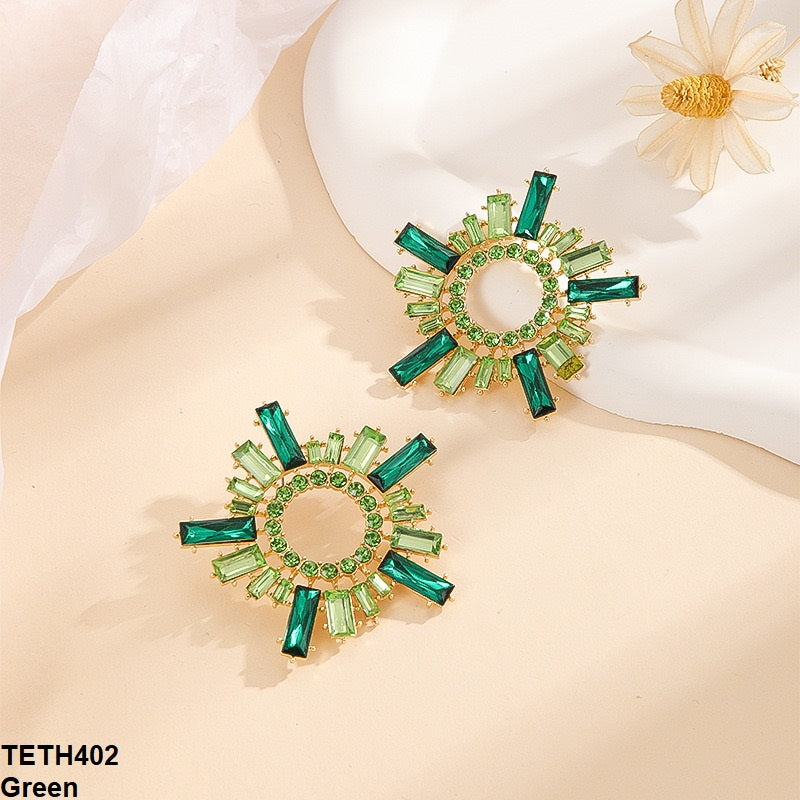 TETH402 CHN Baguette Ear Tops Pair