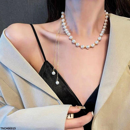 TNCH00315 ZXS Pearl Necklace - TNCH
