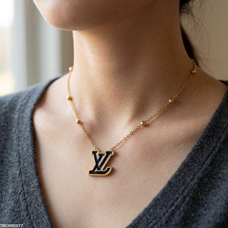 TNCH00377 BHS Round Stainless Steel  Necklace - TNCH