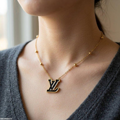 TNCH00377 BHS Round Stainless Steel  Necklace - TNCH