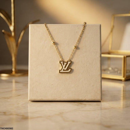 TNCH00382 BHS Round Stainless Steel Necklace - TNCH