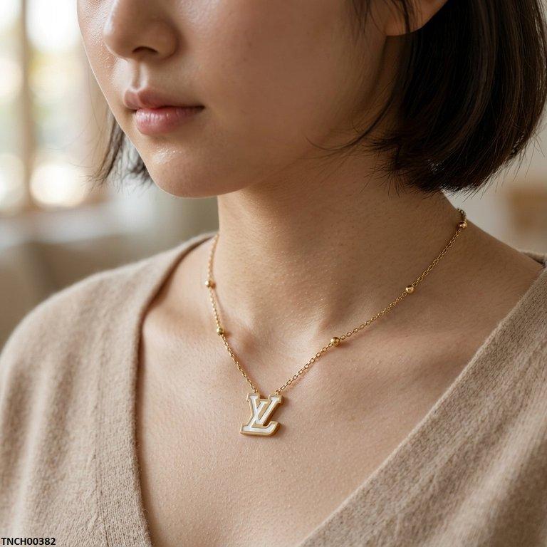 TNCH00382 BHS Round Stainless Steel Necklace - TNCH