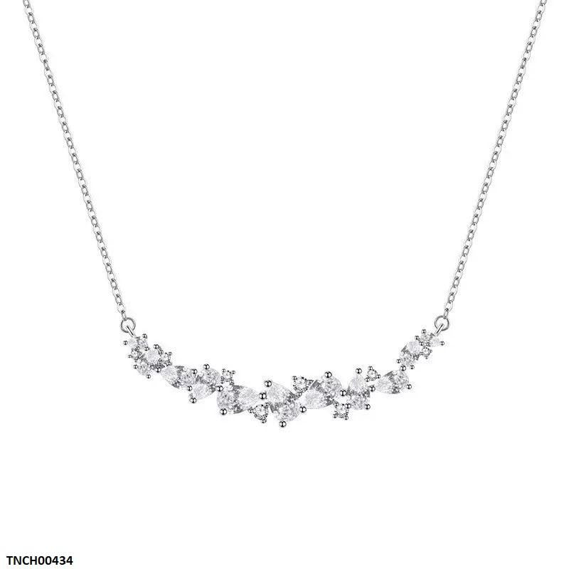 TNCH00434 JJF Tear Stone Zircon Necklace - TNCH