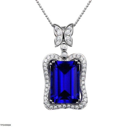 TPSH00684 GWH Baguette Stone Butterfly Pendant - TPSH