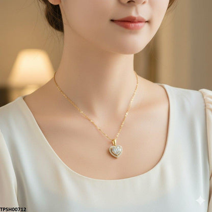 TPSH00712 CSH Heart Pendent With Chain - TPSH
