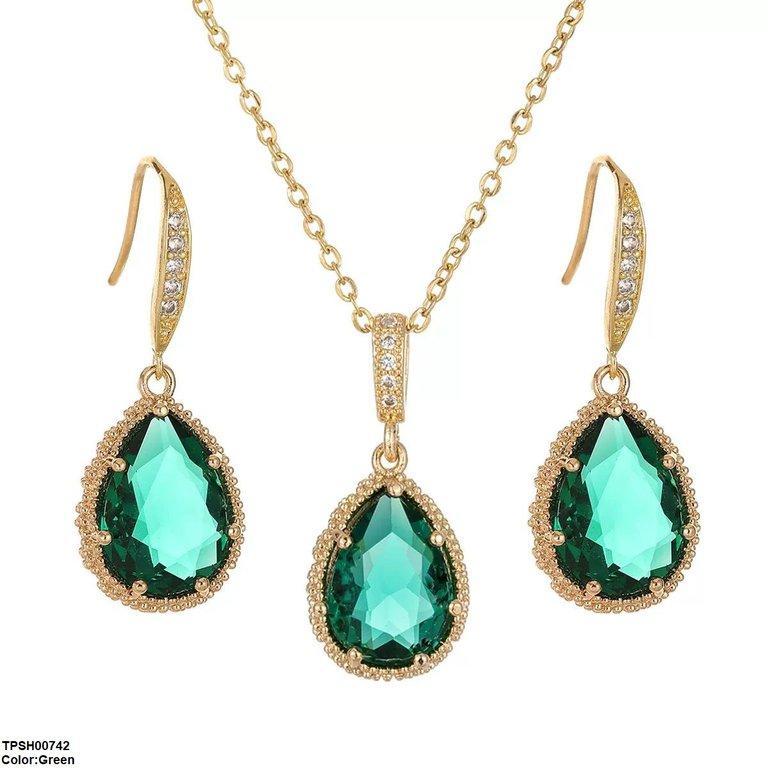TPSH00742 YLE Tear Pendant Set - TPSH
