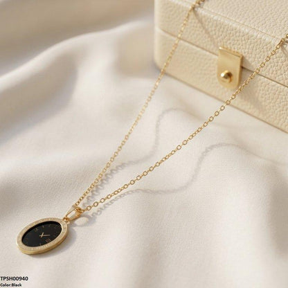 TPSH00940 BHS Oval Watch Design Stainless Steel Pendant - TPSH