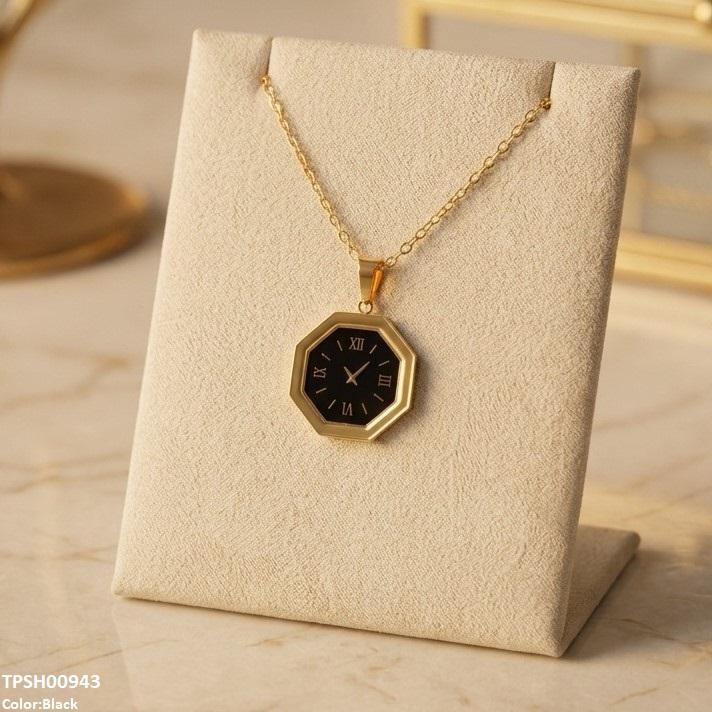 TPSH00943 BHS Octagon Watch Design Stainless Steel Pendant - TPSH