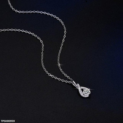 TPSH00959  ZFQ Tear Pendant With Chain - TPSH