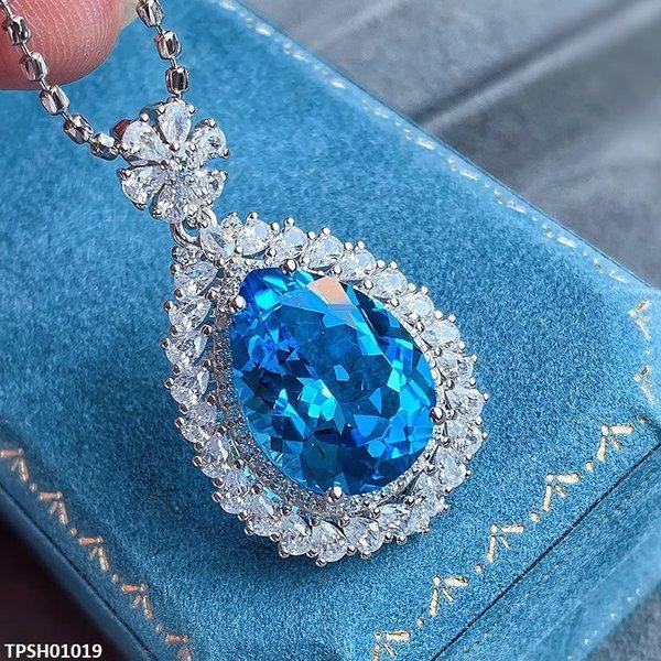 TPSH01019 KRL Tear Drop ZIRCON Stone Pendant - TPSH