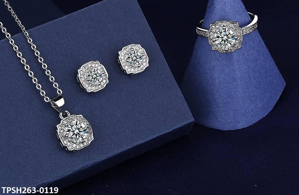 TPSH263 BLX Hexagone Pendant Set