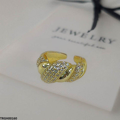 TRGH00160 CJD Twisted Ring Adjustable - TRGH